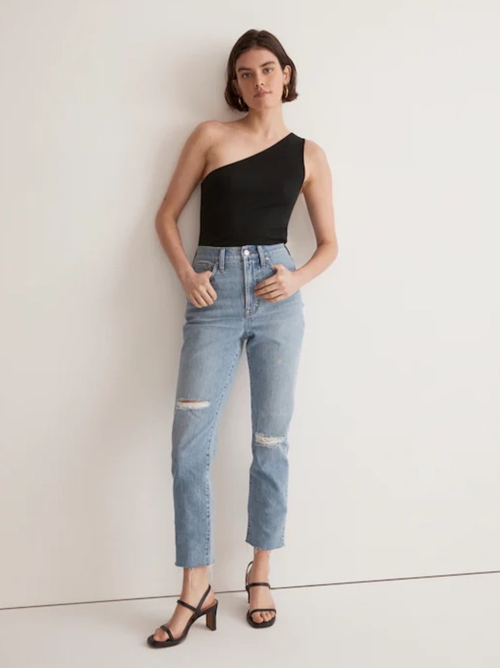 Madewell high rise distressed Perfect Vintage Jeans, Size 27